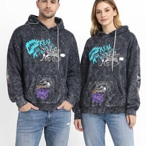 Nickelodeon Pullover Hoodie Adult L 90’s Rugrats, Aahhh Real Monsters Casual